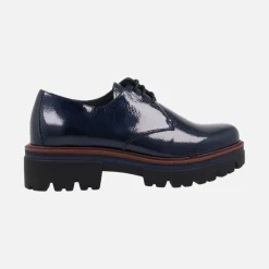 Zapatos de cordones con piso de goma para mujer