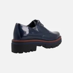 Zapatos de cordones con piso de goma para mujer