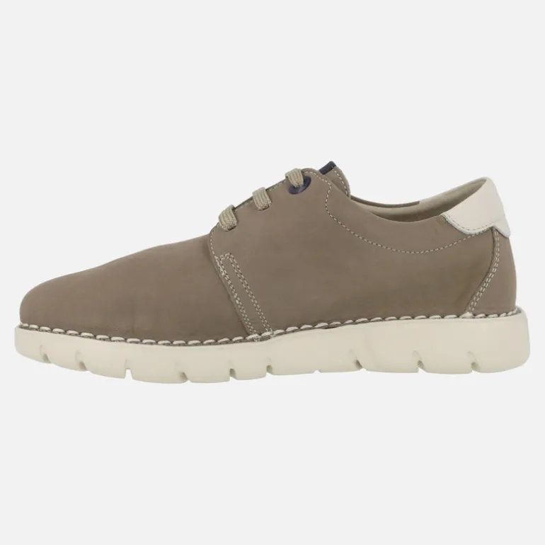 Zapatos de cordones en nobuck taupe Callaghan Flexible
