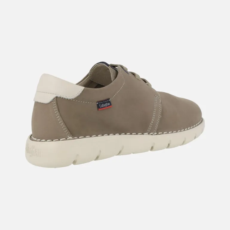 Zapatos de cordones en nobuck taupe Callaghan Flexible