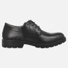 Zapatos de cordones en piel negra para hombre con membrana GORE-TEX