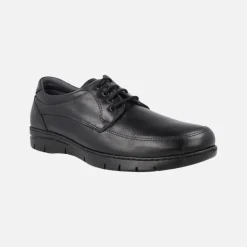 Zapatos de cordones en piel con corte clásico para hombre