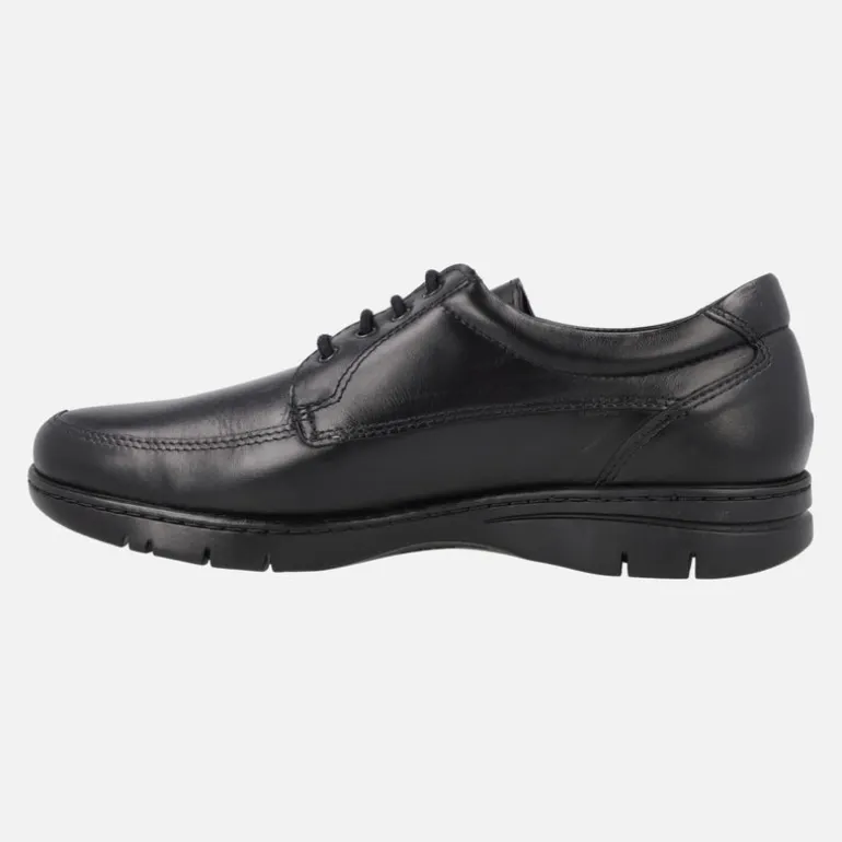Zapatos de cordones en piel con corte clásico para hombre