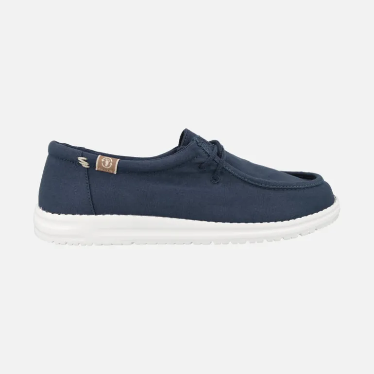 Zapatos de cordones para hombre en algodón orgánico modelo 8251