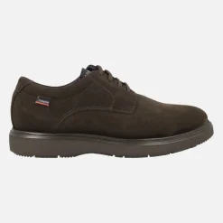 Zapatos de cordones para hombre en serraje con piso Extralight