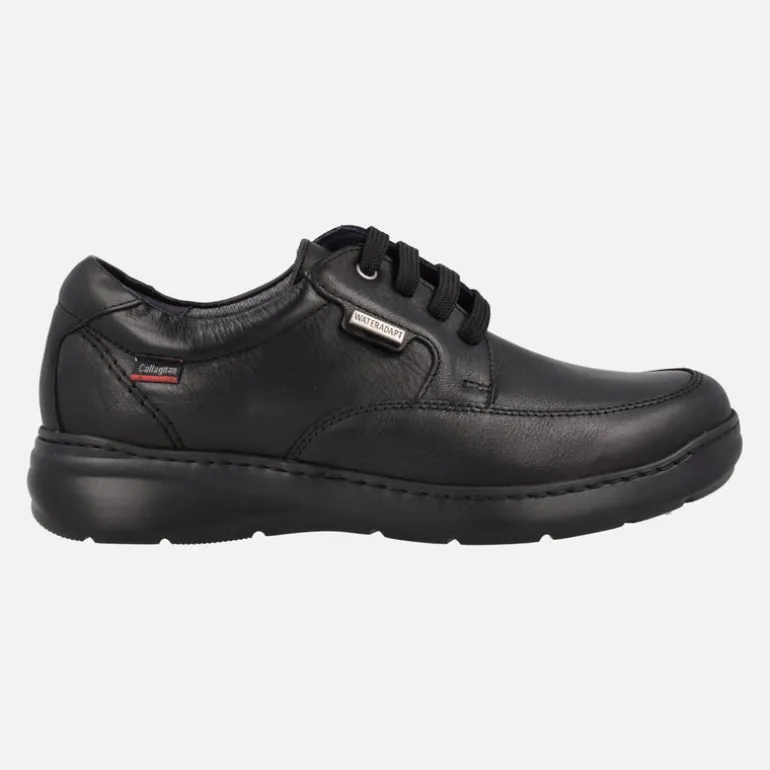 Zapatos de cordones para hombre en piel con membrana impermeable