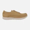 Zapatos de cordones para hombre con cosido kiowa