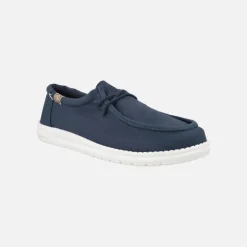 Zapatos de cordones para hombre en algodón orgánico modelo 8251