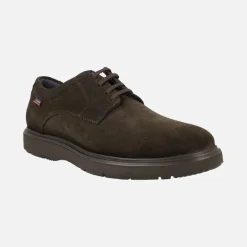 Zapatos de cordones para hombre en serraje con piso Extralight