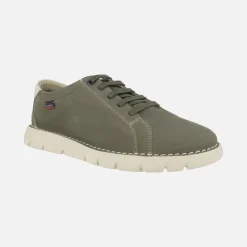 Zapatos de cordones para hombre en piel kaki Callaghan Flexible