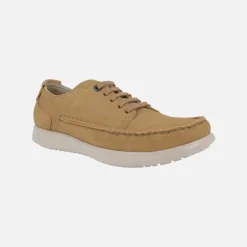 Zapatos de cordones para hombre con cosido kiowa