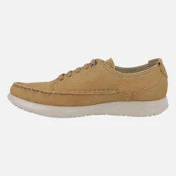 Zapatos de cordones para hombre con cosido kiowa