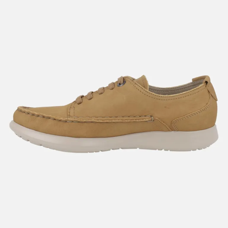 Zapatos de cordones para hombre con cosido kiowa