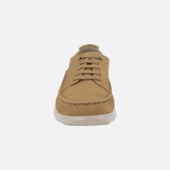 Zapatos de cordones para hombre con cosido kiowa