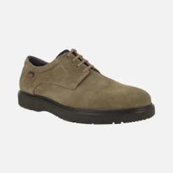 Zapatos de cordones para hombre en serraje con piso Extralight