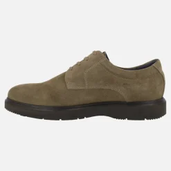 Zapatos de cordones para hombre en serraje con piso Extralight