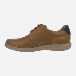 Zapatos de cordones para hombre en nobuck engrasado Duna