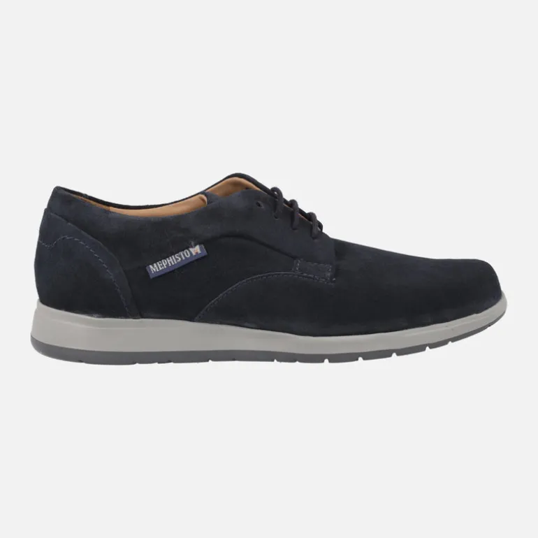Zapatos de hombre con cordones en Azul