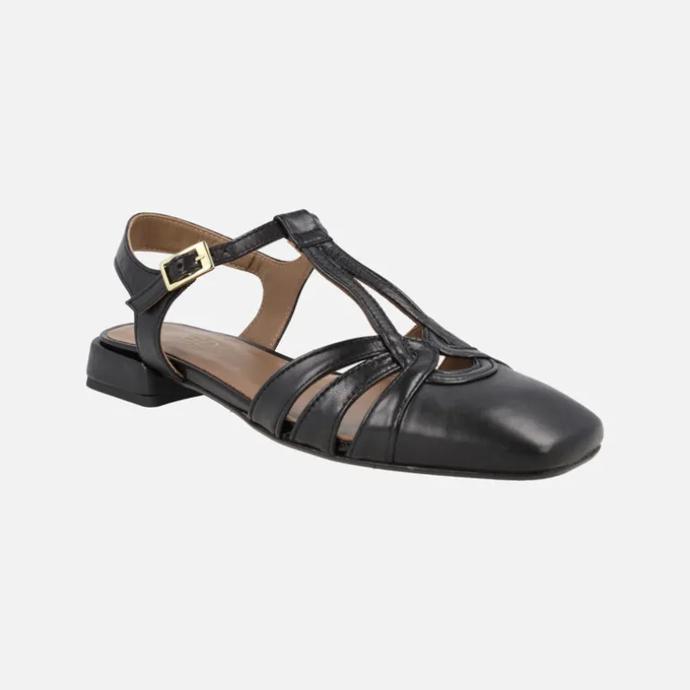 Zapatos de piel con aberturas laterales y destalonados Damaris