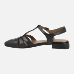 Zapatos de piel con aberturas laterales y destalonados Damaris