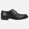 Zapatos de piel con cordones y pala vega