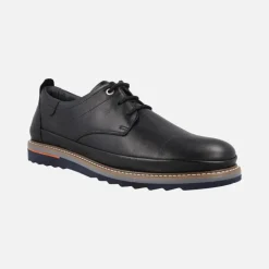 Zapatos de piel con cordones estilo casual para hombre