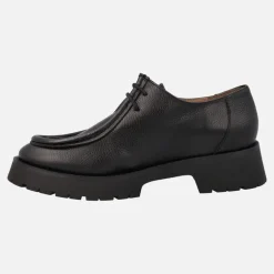 Zapatos de piel con cordones wallabee para mujer