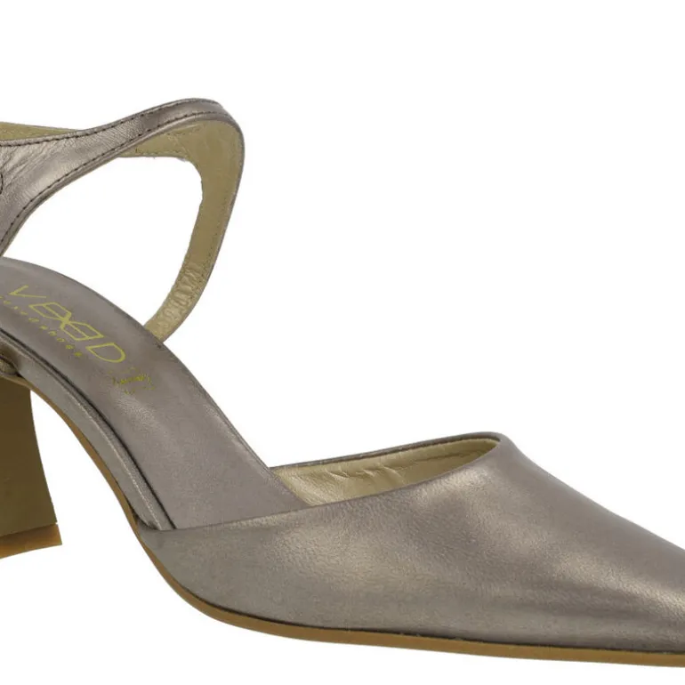 Zapatos de piel corte salón con pulsera al tobillo Lonel