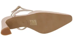 Zapatos de piel corte salón con pulsera al tobillo Lonel