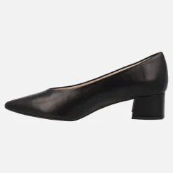 Zapatos de piel corte salón con tacones bajos Ingrid