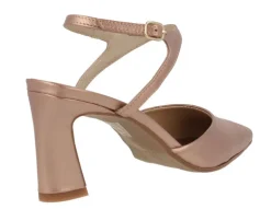 Zapatos de piel corte salón con pulsera al tobillo Lonel