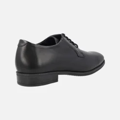 Zapatos de piel estilo blucher para hombre con elásticos laterales