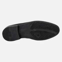 Zapatos de piel estilo blucher para hombre con elásticos laterales