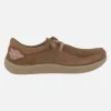 Zapatos de piel estilo wallabee con cordones elásticos Nanpo 015