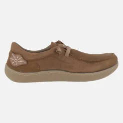 Zapatos de piel estilo wallabee con cordones elásticos Nanpo 015