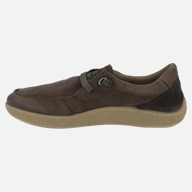 Zapatos de piel estilo wallabee con cordones elásticos Nanpo 015
