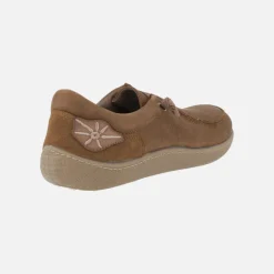 Zapatos de piel estilo wallabee con cordones elásticos Nanpo 015