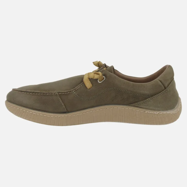 Zapatos de piel estilo wallabee con cordones elásticos Nanpo 015