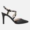 Zapatos de salón destalonados Rasiun con tiras cruzadas y tachas metálicas