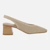 Zapatos de tacón destalonados en tejido lycra Miss Elastic