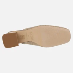 Zapatos de tacón destalonados en tejido lycra Miss Elastic