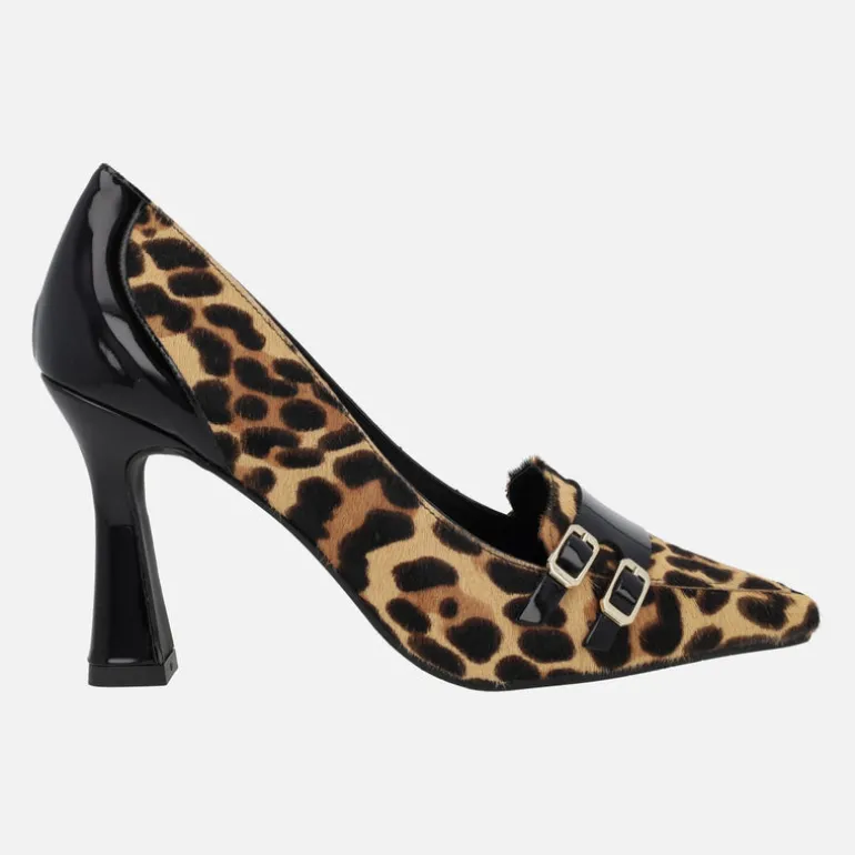 Zapatos de tacón en animal print leopardo Morlas-ino