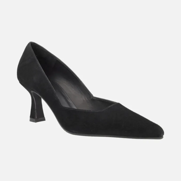 Zapatos de tacón Genius en ante negro