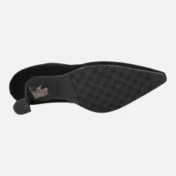 Zapatos de tacón Genius en ante negro