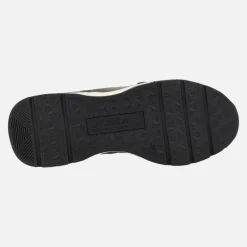 Zapatos deportivos con cordones y cremallera lateral para mujer