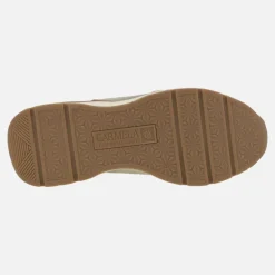 Zapatos deportivos con cordones y cremallera lateral para mujer