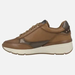 Zapatos deportivos con cordones y cremallera lateral para mujer