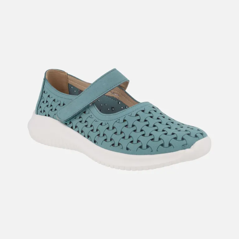 Zapatos deportivos con velcro estilo mercedes Ecoligeros Isa