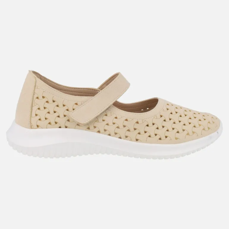 Zapatos deportivos con velcro estilo mercedes Ecoligeros Isa