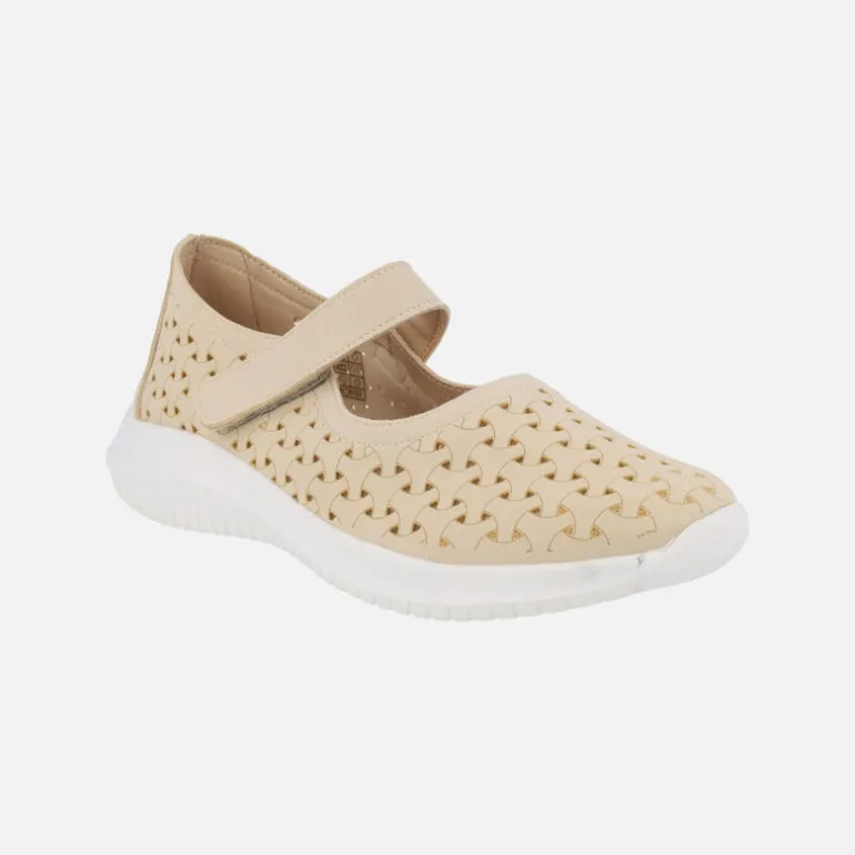 Zapatos deportivos con velcro estilo mercedes Ecoligeros Isa